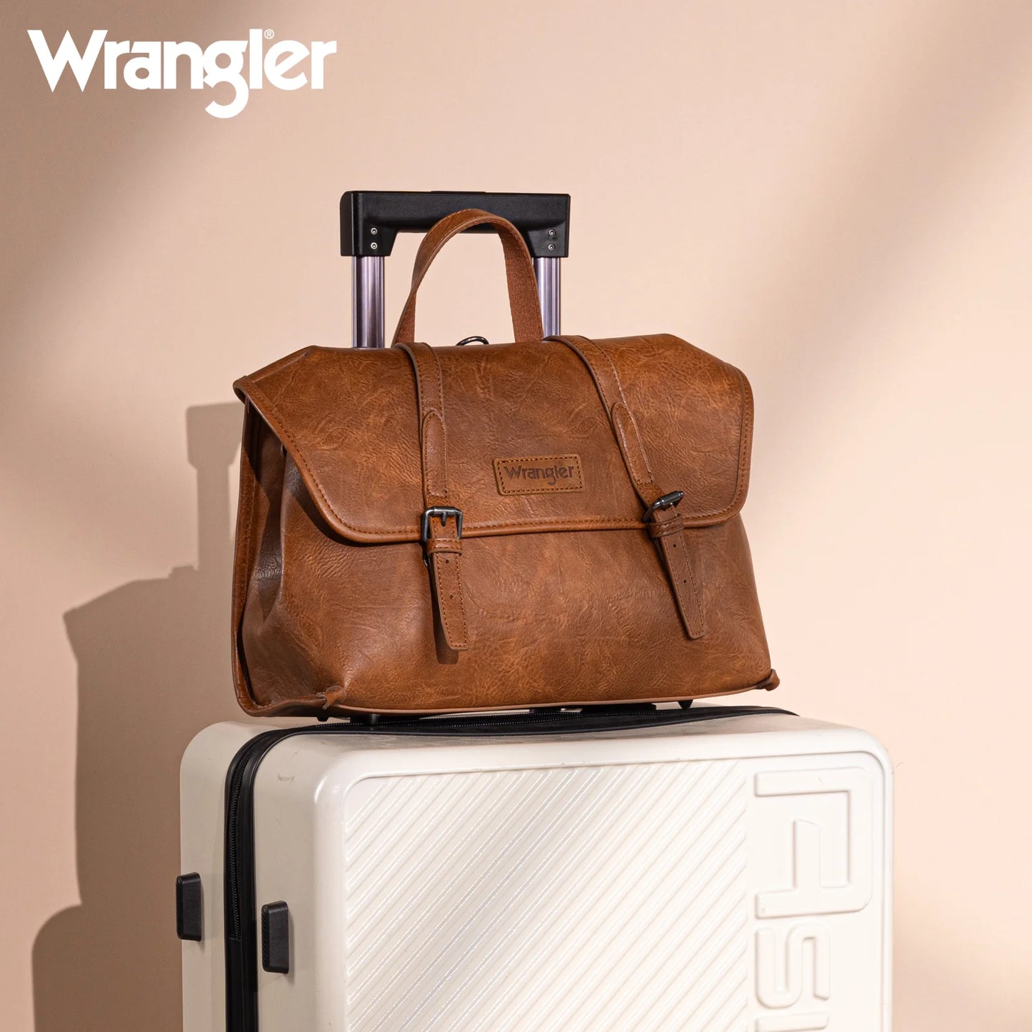 Wrangler Top Handle Carry Satchel/Laptop Bag/Backpack/Crossbody