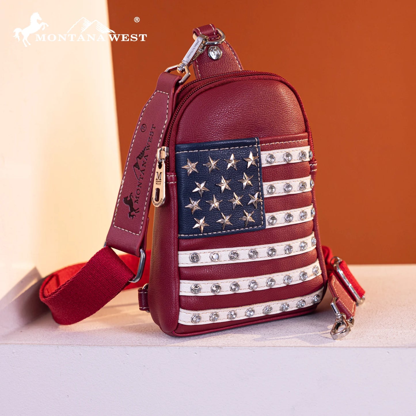 Montana West American Pride Collection Sling Bag