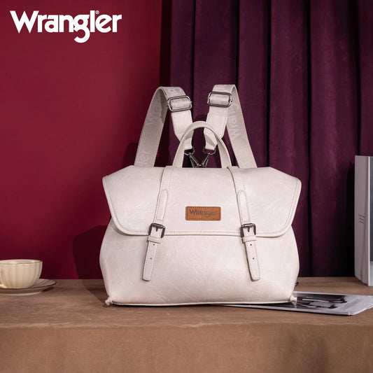 Wrangler Top Handle Carry Satchel/Laptop Bag/Backpack/Crossbody